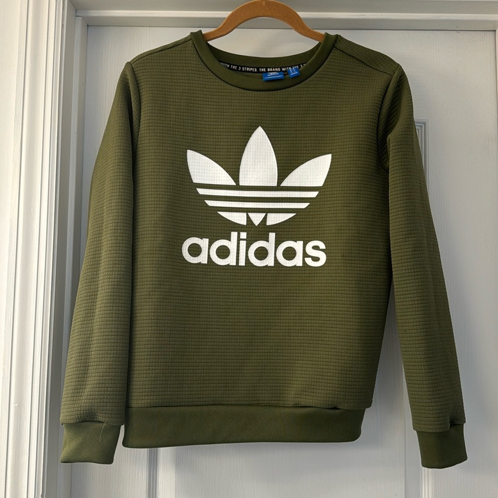 Olive Adidas Sweatshirt